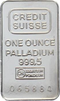 Credit Suisse - 1 Unze Feinpalladium